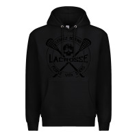 Black lacrosse legally beating people with sticks Premium Hoodie - linhVisuals