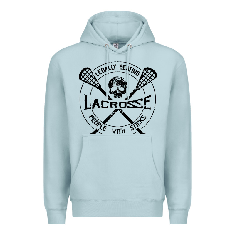 Lacrosse Legally Beating People With Sticks Premium Hoodie by linhVisuals | Teevron