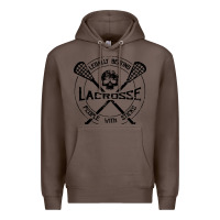 Coffee lacrosse legally beating people with sticks Premium Hoodie - linhVisuals