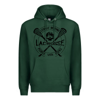 Sports Green lacrosse legally beating people with sticks Premium Hoodie - linhVisuals