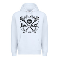 White lacrosse legally beating people with sticks Premium Hoodie - linhVisuals