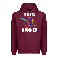 Burgundy Road Runner Premium Hoodie - linhVisuals