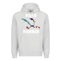 Dove Grey Road Runner Premium Hoodie - linhVisuals