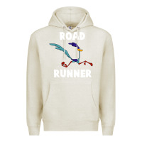 Oatmeal Heather Road Runner Premium Hoodie - linhVisuals