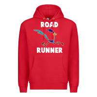Red Road Runner Premium Hoodie - linhVisuals