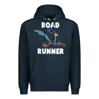 Navy Road Runner Premium Hoodie - linhVisuals