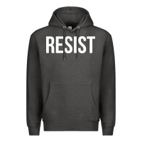 Charcoal Heather resist Premium Hoodie - linhVisuals