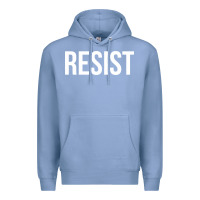 Colony Blue resist Premium Hoodie - linhVisuals