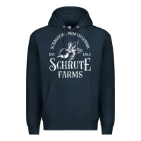 Navy schrute farms Premium Hoodie - linhVisuals