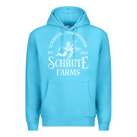 Ocean Blue schrute farms Premium Hoodie - linhVisuals