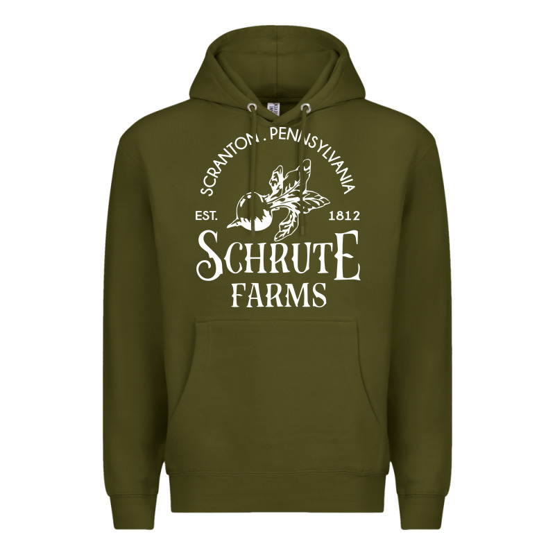 Schrute Farms Premium Hoodie by linhVisuals | Teevron