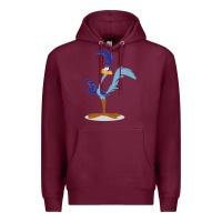 Burgundy Road Runner Beep Premium Hoodie - linhVisuals