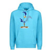 Ocean Blue Road Runner Beep Premium Hoodie - linhVisuals