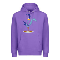 Purple Road Runner Beep Premium Hoodie - linhVisuals