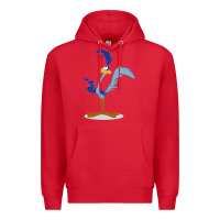 Red Road Runner Beep Premium Hoodie - linhVisuals