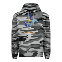 Slate Camo Road Runner Beep Premium Hoodie - linhVisuals