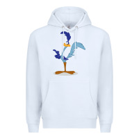 White Road Runner Beep Premium Hoodie - linhVisuals