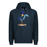 Navy Road Runner Beep Premium Hoodie - linhVisuals