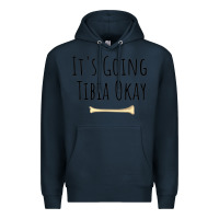 Navy anatomy Premium Hoodie - linhVisuals