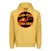 Antique Gold scuba steve Premium Hoodie - linhVisuals