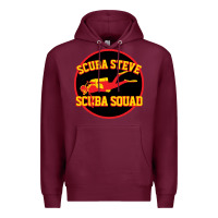Burgundy scuba steve Premium Hoodie - linhVisuals