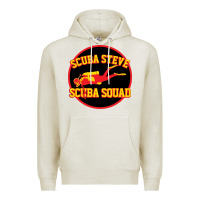 Oatmeal Heather scuba steve Premium Hoodie - linhVisuals