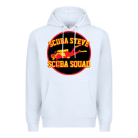 White scuba steve Premium Hoodie - linhVisuals