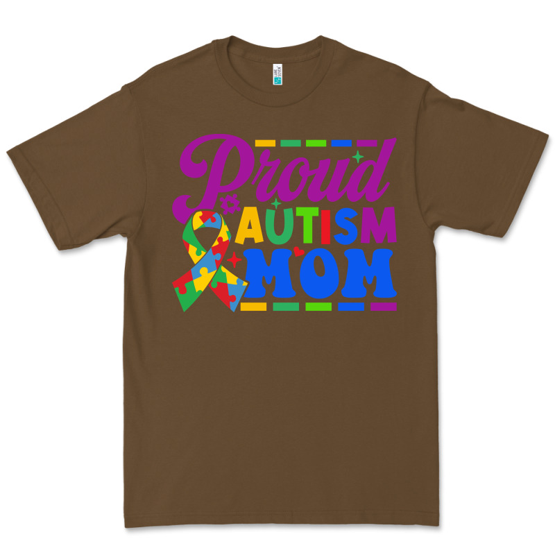Proud Autism Mom Premium Tee by CowhideDigitalArt | Teevron