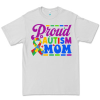 Dove Grey Proud Autism Mom Premium Tee - CowhideDigitalArt