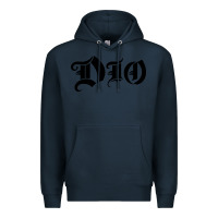 Navy cool-dio-holy-diver-merch Premium Hoodie - linhVisuals