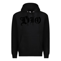 Black cool-dio-holy-diver-merch Premium Hoodie - linhVisuals