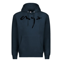 Navy cool-enya-watermark-merch Premium Hoodie - linhVisuals