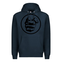 Navy cool-grand-funk-railroad-pointing-finger-merch Premium Hoodie - linhVisuals