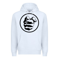 White cool-grand-funk-railroad-pointing-finger-merch Premium Hoodie - linhVisuals