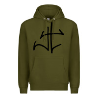 Army Green cool-james-hetfield-autograph-merch Premium Hoodie - linhVisuals