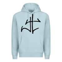 Blue Mist cool-james-hetfield-autograph-merch Premium Hoodie - linhVisuals
