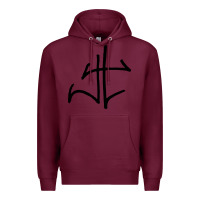 Burgundy cool-james-hetfield-autograph-merch Premium Hoodie - linhVisuals