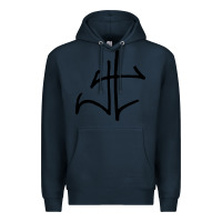 Navy cool-james-hetfield-autograph-merch Premium Hoodie - linhVisuals