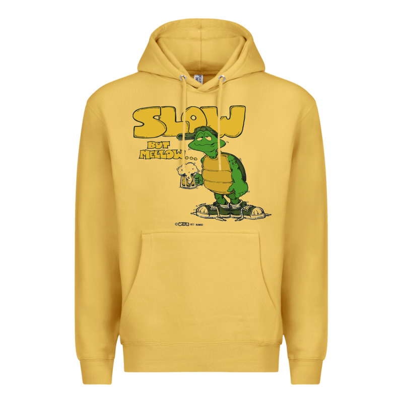 Slow But Mellow Crazy Premium Hoodie by linhVisuals | Teevron