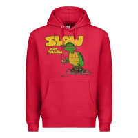 Cardinal slow but mellow crazy Premium Hoodie - linhVisuals