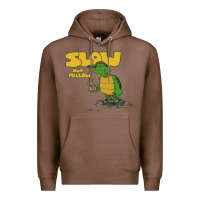 Chestnut slow but mellow crazy Premium Hoodie - linhVisuals