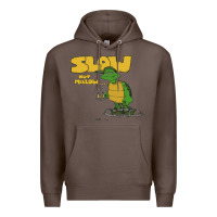 Coffee slow but mellow crazy Premium Hoodie - linhVisuals