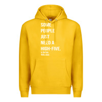 Lemon some people need a high five Premium Hoodie - linhVisuals