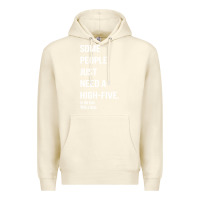 Sandshell some people need a high five Premium Hoodie - linhVisuals