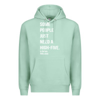 Seafoam some people need a high five Premium Hoodie - linhVisuals