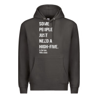 Smoke some people need a high five Premium Hoodie - linhVisuals