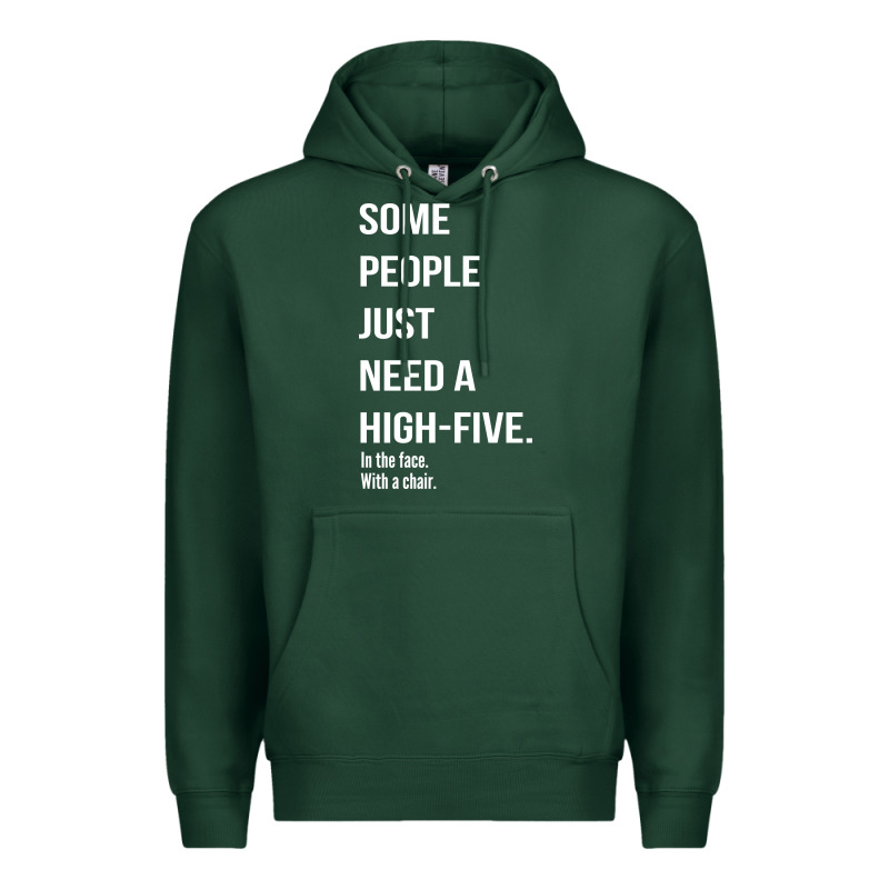 Some People Need A High Five Premium Hoodie by linhVisuals | Teevron