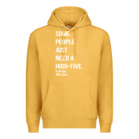 Mustard some people need a high five Premium Hoodie - linhVisuals