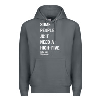 Some People Need A High Five Premium Hoodie | Teevron