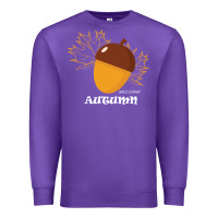 Purple Welcome Autumn Premium Sweatshirt - Bettercallsaul